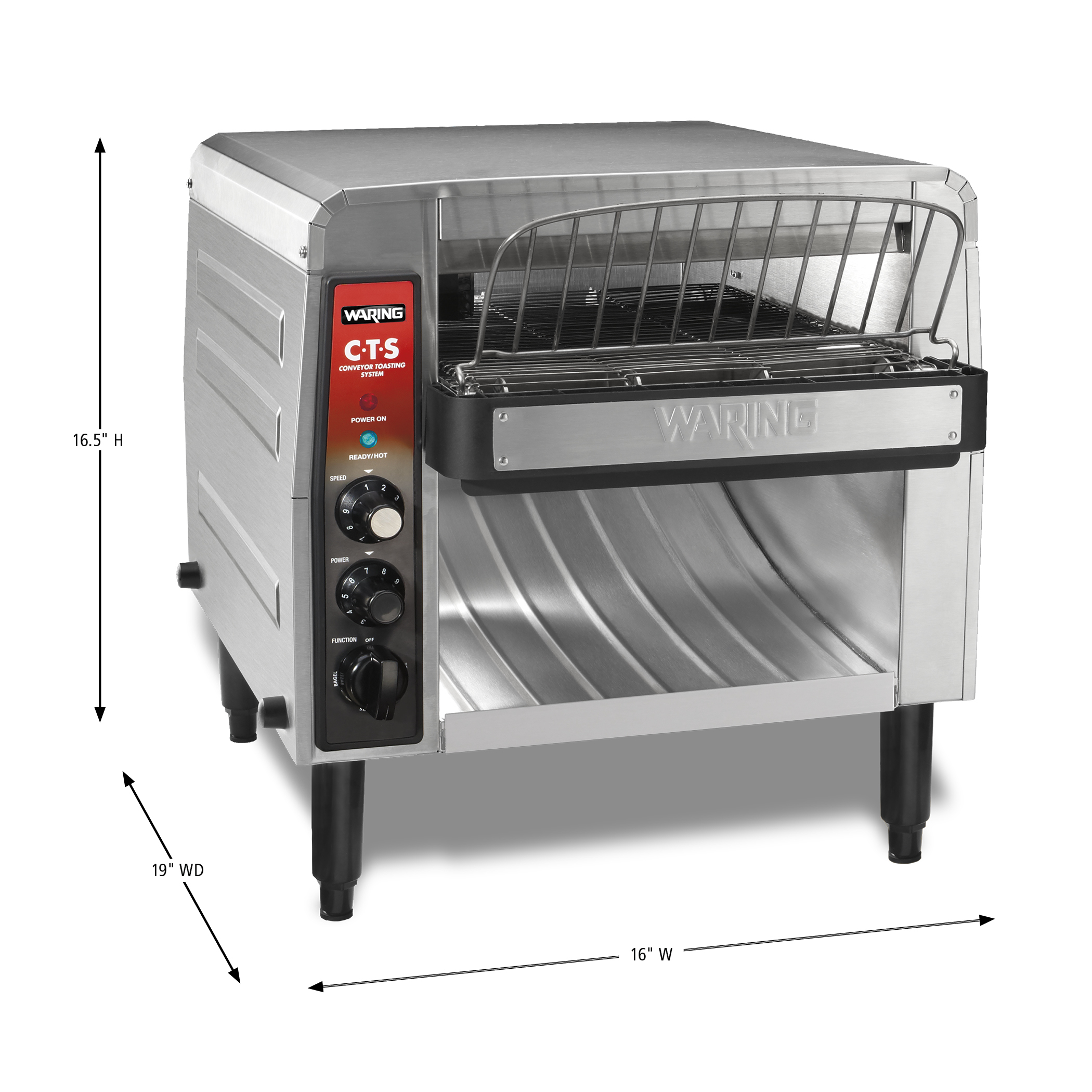 Conveyor Toaster with Power Control and Belt Speed Control, 208 Volt image number 0